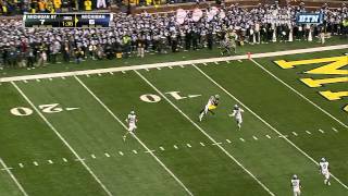 Denard Robinsons Incomplete Pass to Devin Gardner [upl. by Enrev446]