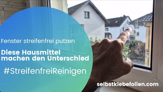 Fenster streifenfrei putzen  Diese Hausmittel machen den Unterschied [upl. by Jemine709]