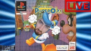 Paperino Operazione Papero Donald Bandicoot 3  WIDESCREEN HACK  LIVE [upl. by Kape]