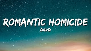 d4vd  Romantic Homicide Lyrics [upl. by Lauretta]