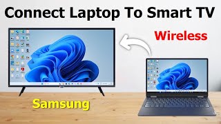 How to Connect Laptop to Smart TV Wireless [upl. by Sevik]