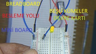 Breadboard  kullanımı  iç yapısı  Breadboard usage and internal structure [upl. by Nakre]