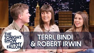 Terri Bindi and Robert Irwin Give Animal Lovers a Chance to Name a Baby Giraffe [upl. by Adok951]