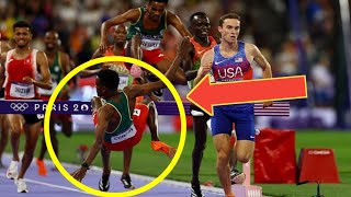 Lamecha Girma Falling Moment in Mens 3000m Steeplechase Race At Paris Olympics 2024 [upl. by Ydda]