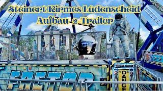 Steinert Kirmes Lüdenscheid Aufbau 2Trailer 2024Die größte Kirmes im Sauerland4K [upl. by Nileve]