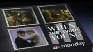 NBC Monday Promo When You Were Young July 1989 [upl. by Dachi574]