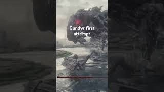 Judex Gundyr first attempt ds3 darksouls darksouls3 gamingcommunity gamingvideos gaming fyp [upl. by Kirred]