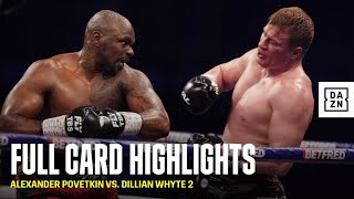 FULL CARD HIGHLIGHTS  Povetkin vs Whyte 2 [upl. by Ennayelhsa]