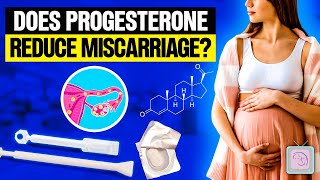 When should you take progesterone to prevent early miscarriage [upl. by Eeryk]