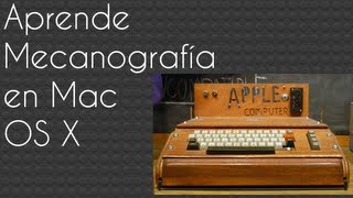 Como aprender Mecanografia en Mac OS X [upl. by Keri]