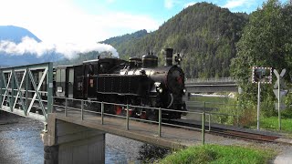 🌲Bregenzerwaldbahn🌲Wälderbähnle in Vorarlberg mit🚂 Uh102 Dampflok und Diesellokbespannung 2092 [upl. by Pironi]