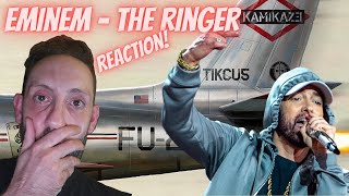 HES HAVING NONE OF IT  EMINEM  THE RINGER FIRST TIME REACTION Kamikaze Journey [upl. by Mandie538]