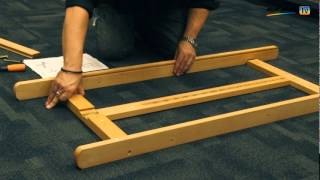 Art Lesson How To assemble A Tilting Studio Easel by Mont Marte [upl. by Akeemaj]