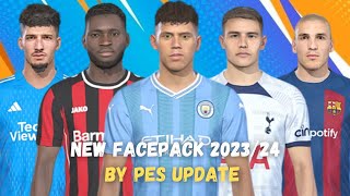 EXCLUSIVE FACEPACK 2023  SIDER CPK  PES 2018 PC [upl. by Odla378]