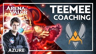 🐝 COACHING VITALITY  TEEMEE sur Arena of Valor [upl. by Hinckley301]