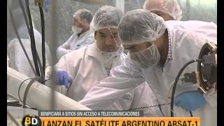 Lanzan el satélite argentino Arsat 1  Telefe Noticias [upl. by Anivlac655]