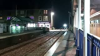 Clss 68 powers south through Broughty Ferry station05102021 [upl. by Eceeryt632]