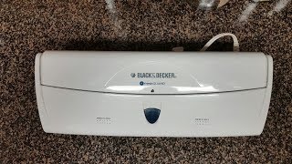 How to use the Black and Decker Fresh Guard Vaccuum Sealer [upl. by Kamal]