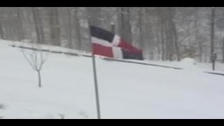 ¡¡¡INCREÍBLE Nieve en REPÚBLICA DOMINICANA CONTANZAVALLENUEVO [upl. by Ambur]