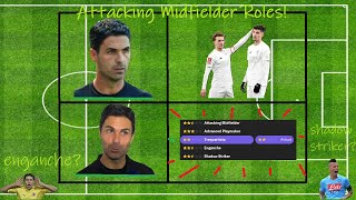 FM24 Player Roles Part 7  Attacking Midfielder roles and combinations AM AP SS Treq Enganche [upl. by Avahc309]