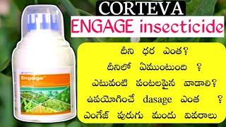 Corteva Engage Insecticide Uses Telugu  Engage Insecticide Dosage  Engage Insecticide Price Telugu [upl. by Veljkov]