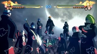 Naruto Shippuden Ultimate Ninja Storm 4  Akatsuki Blood Curdling Team Ougi  Season Pass Bonus [upl. by Natsrik]