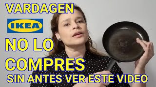 Unboxing VARDAGEN IKEA Carbón steel pan lo que debes saber antes de comprarlo [upl. by Carlick]