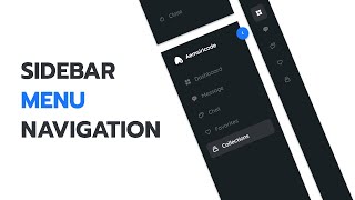 Sidebar Menu Using HTML CSS amp JAVASCRIPT [upl. by Abixah873]