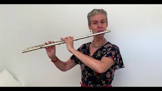 JS Bach Partita for solo flute in A minor BWV1013 Bourrée anglaise with Alison Mitchell [upl. by Kirt]