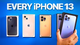 iPhone 13 Unboxing  Are they ACTUALLY Good [upl. by Airamat]