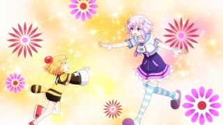 Hyperdimension Neptunia The Animation OVA  Neptune and Peashy reunited [upl. by Acireit]