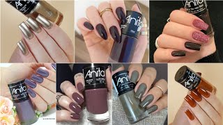 Attractive Nail Polish ColorsNail art💅🏻Nail polish k colorsNail PaintsAnita Nail Paint brand💅🏻♥️ [upl. by Aihsotan]