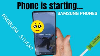 Phone is starting SAMSUNG phone stuck  fix with CrocFIX [upl. by Enilorak]