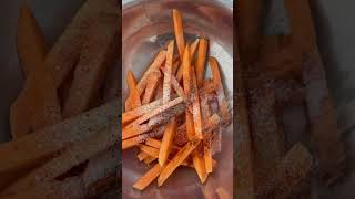 Perfect Air Fryer Sweet Potato Fries airfryerrecipes [upl. by Tamis924]