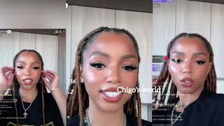 Chloe Bailey EXPOSE Hollywood and talks about personal life Chloebailey Hallebailey [upl. by Tierza613]