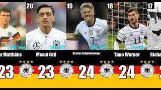 Germany National Football Team  All Time Top Goalscorers  Deutschlands AllzeitRekordtorschützen [upl. by Betteanne]