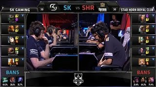 S4 Worlds Group Stage SK vs SHRC Group B Highlights [upl. by Anikal]