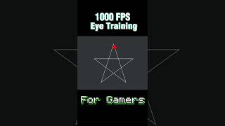 1000 FPS eye Training For Gamers gaming training shorts viral trending freefire pubg cod [upl. by Nalorac65]