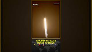 Worlds First Wooden Satellite Built In Japan Heads To Space  World News  WION [upl. by Maleeny415]