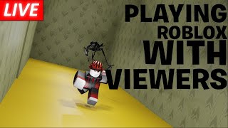 Playing Random Games Viewers Pick  Roblox LIVE [upl. by Ylrevaw106]