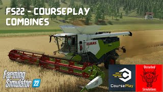 FS22  Courseplay  Combines [upl. by Clinton13]