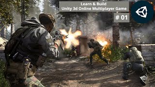 Unity Multiplayer Online Shooting Game  Unity Photon Networking amp Photon Multiplayer Game Tutorial [upl. by Ramirolg770]