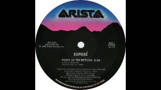 Expose  Point Of No Return 1985 12quot version [upl. by Ranite]