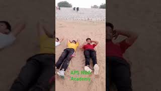 Morning workout 💪💪💪💪👍 APS NDA Academy Sikar [upl. by Gnouhp]