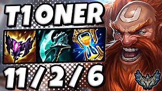 T1 Oner Gragas vs Viego  Jungle  Korea Challenger Patch 136 ✅ [upl. by Aneerb]