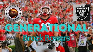 RaiderNation Hotspot  Brock Bowers The Raiders GameChanging Draft Pick  Highlight Reel [upl. by Newberry]