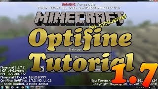 Minecraft 17 Optifine Tutorial DeutschHD [upl. by Sair373]