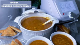 La VRAI recette de la HARIRA FACILE au MONSIEUR CUISINE CONNECT soupe traditionnelle marocaine MCC [upl. by Ahsircal11]