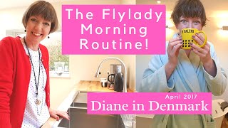 Flylady Morning Routine Review  easy daily success Diane in Denmark [upl. by Maxi]