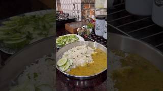 Most comforting food🥗🤤 nehabisht cooking viral minivlog pahadi ytshorts dalchawal [upl. by Alliehs]